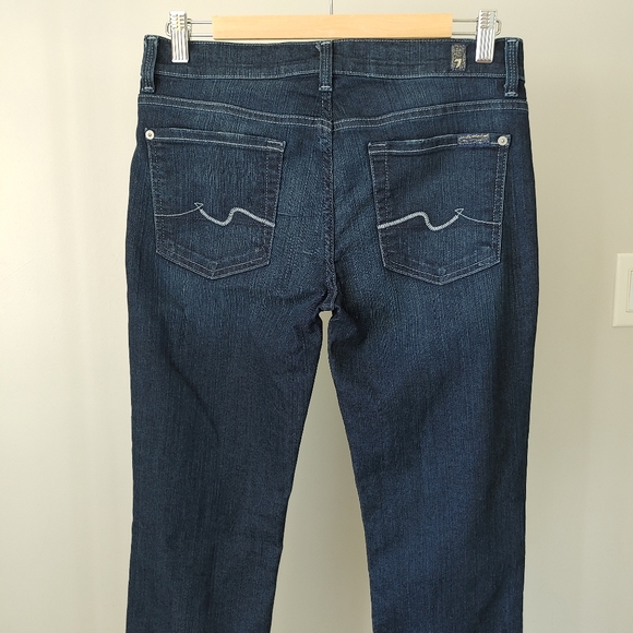 7 For All Mankind Straight Leg Jeans Size 29 - Picture 8 of 16